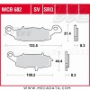 Plaquettes de frein ~ TRW Lucas MCB 682 SRT