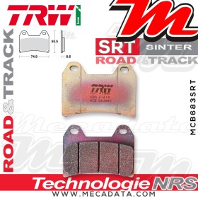 Plaquettes de frein ~ TRW Lucas MCB 683 SRT