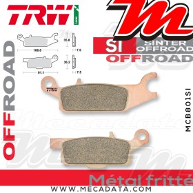 Plaquettes de frein ~ TRW Lucas MCB 801 SI