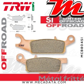 Plaquettes de frein ~ TRW Lucas MCB 804 SI