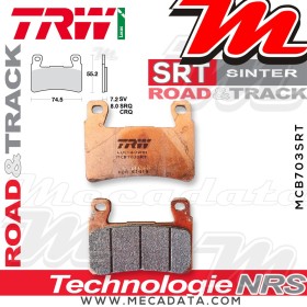 Plaquettes de frein ~ TRW Lucas MCB 703 SRT