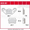 Plaquettes de frein ~ TRW Lucas MCB 807