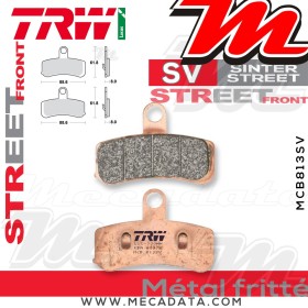 Plaquettes de frein ~ TRW Lucas MCB 813 SV