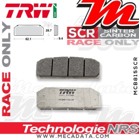 Plaquettes de frein ~ TRW Lucas MCB 815 SCR