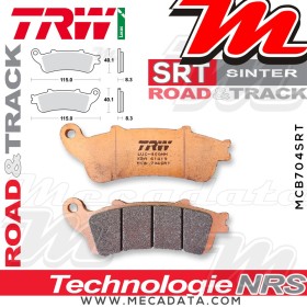 Plaquettes de frein ~ TRW Lucas MCB 704 SRT