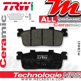 Plaquettes de frein ~ TRW Lucas MCB 821 EC