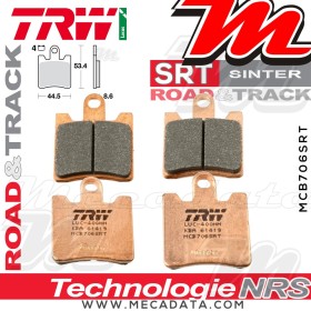 Plaquettes de frein ~ TRW Lucas MCB 706 SRT