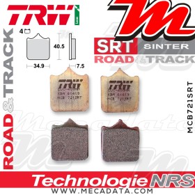 Plaquettes de frein ~ TRW Lucas MCB 721 SRT