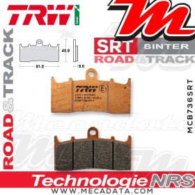 Plaquettes de frein ~ TRW Lucas MCB 736 SRT