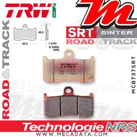 Plaquettes de frein ~ TRW Lucas MCB 737 SRT
