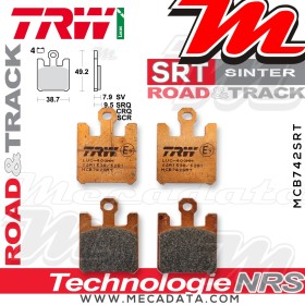 Plaquettes de frein ~ TRW Lucas MCB 742 SRT