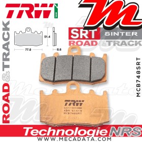 Plaquettes de frein ~ TRW Lucas MCB 748 SRT