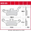 Plaquettes de frein ~ TRW Lucas MCB 835