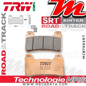 Plaquettes de frein ~ TRW Lucas MCB 755 SRT