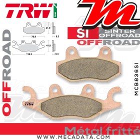 Plaquettes de frein ~ TRW Lucas MCB 836 SI