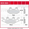 Plaquettes de frein ~ TRW Lucas MCB 836 SI