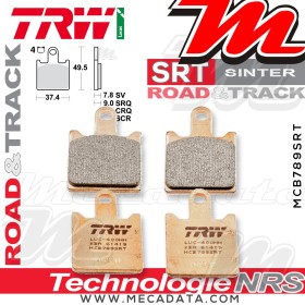 Plaquettes de frein ~ TRW Lucas MCB 789 SRT