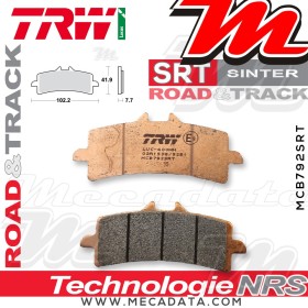 Plaquettes de frein ~ TRW Lucas MCB 792 SRT