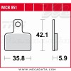 Plaquettes de frein ~ TRW Lucas MCB 851