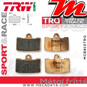 Plaquettes de frein ~ TRW Lucas MCB 810 TRQ