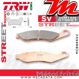 Plaquettes de frein ~ TRW Lucas MCB 865 SV