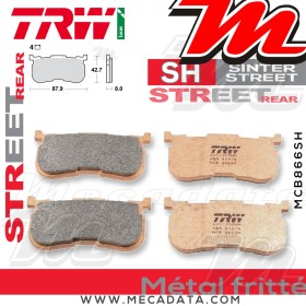 Plaquettes de frein ~ TRW Lucas MCB 866 SH