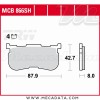 Plaquettes de frein ~ TRW Lucas MCB 866 SH
