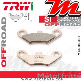 Plaquettes de frein ~ TRW Lucas MCB 863 SI