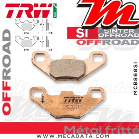 Plaquettes de frein ~ TRW Lucas MCB 868 SI