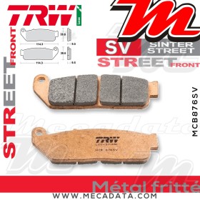 Plaquettes de frein ~ TRW Lucas MCB 876 SV