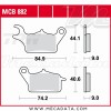 Plaquettes de frein  ~ TRW Lucas MCB 882 