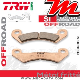 Plaquettes de frein ~ TRW Lucas MCB 889 SI