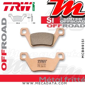 Plaquettes de frein ~ TRW Lucas MCB 891 SI