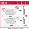 Plaquettes de frein ~ TRW Lucas MCB 892