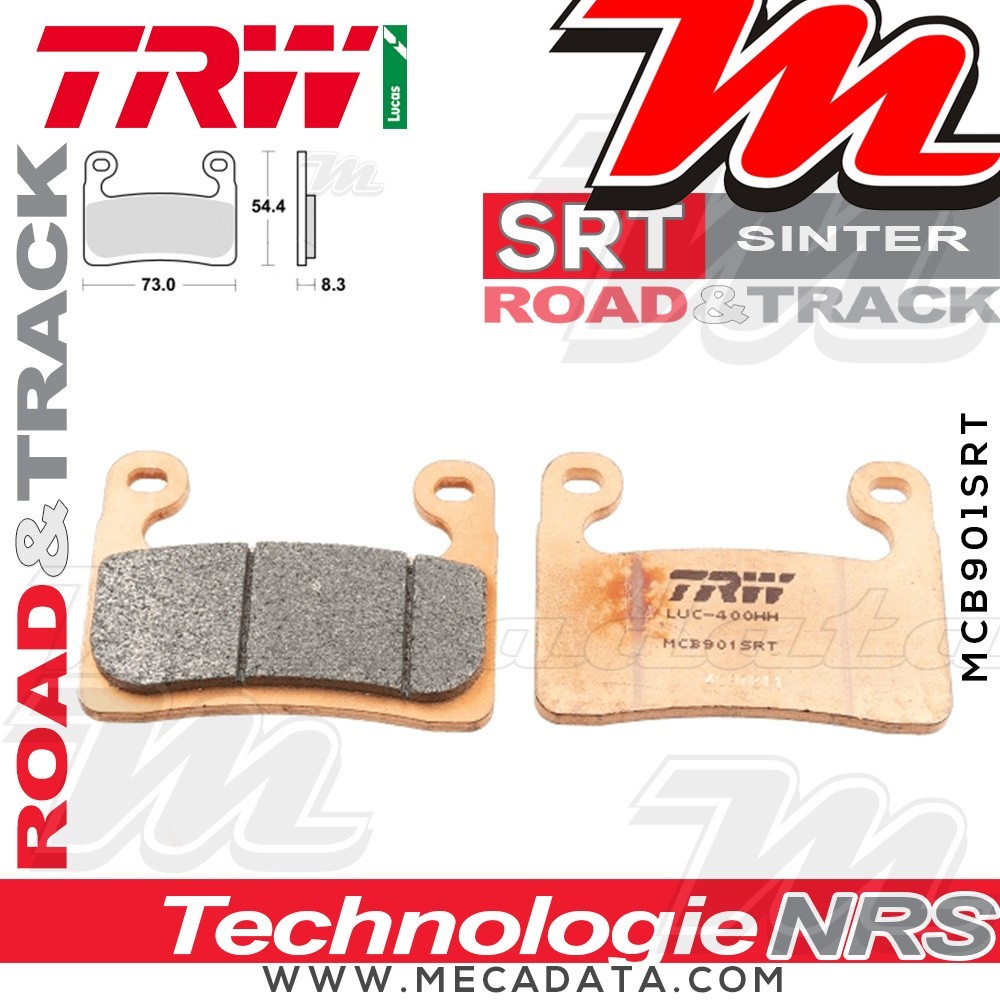 Plaquettes de frein  ~ TRW Lucas MCB 901 SRT 