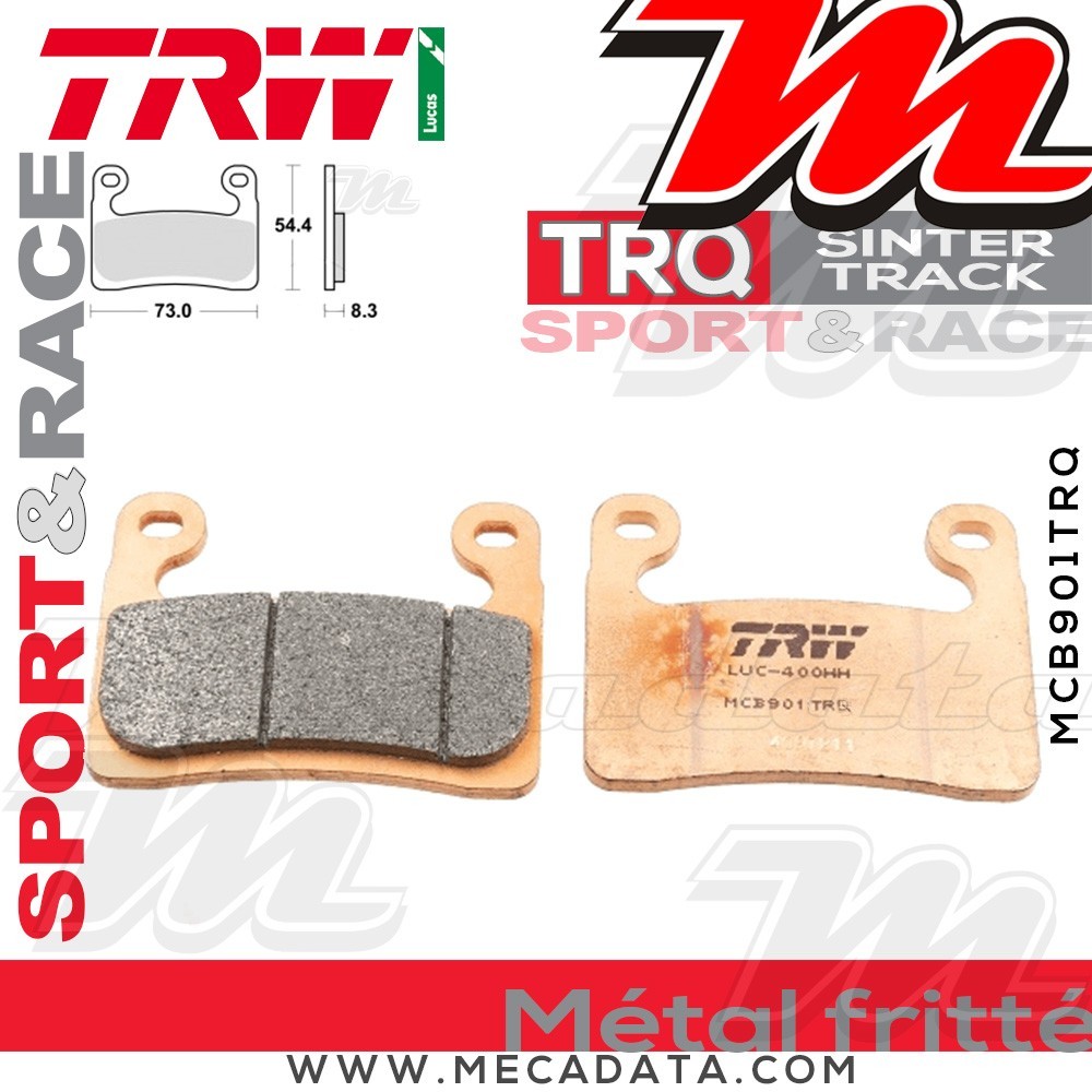 Plaquettes de frein ~ TRW Lucas MCB 901 TRQ