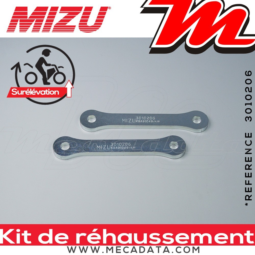 Kit de Rehaussement ~ TRIUMPH Tiger 800 XCA/ XCX/ XR/ T/ X ~ (C301A / C302A) 2018 - 2021 ~ Mizu + 30 mm