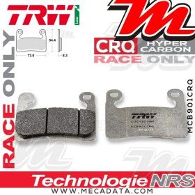 Plaquettes de frein ~ TRW Lucas MCB 901 CRQ