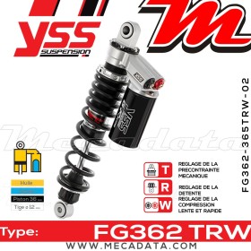 Amortisseur ~ YSS FG362-365TRW-02-888
