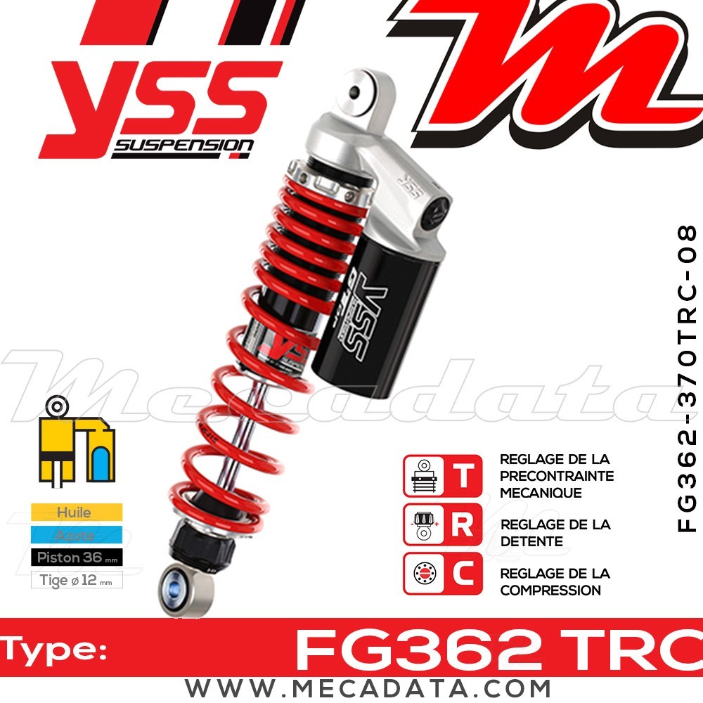 Amortisseur ~ YSS FG362-370TRC-08-858