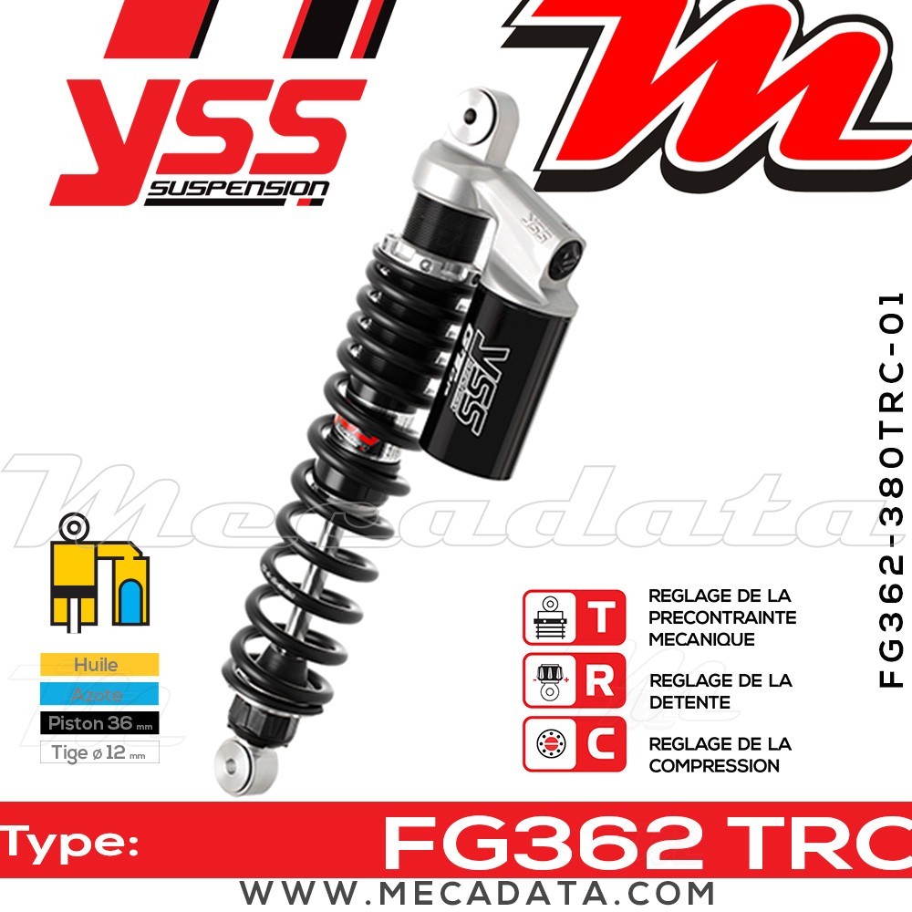 Amortisseur ~ YSS FG362-380TRC-01-888