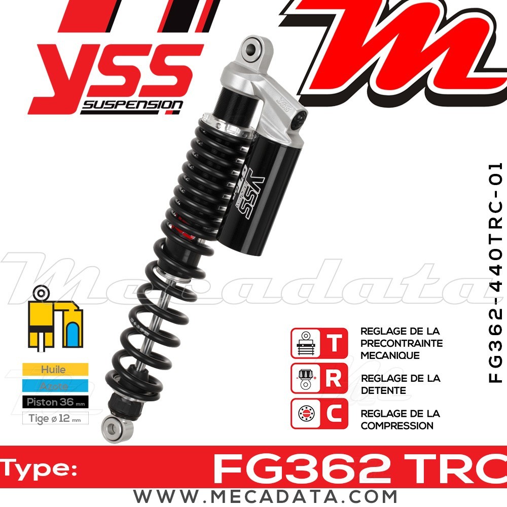 Amortisseur ~ YSS FG362-440TRC-01-888