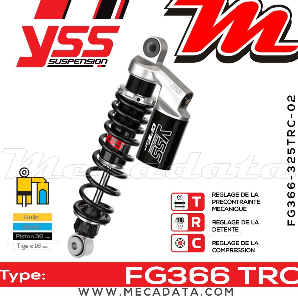 Amortisseur ~ YSS FG366-325TRC-02-888