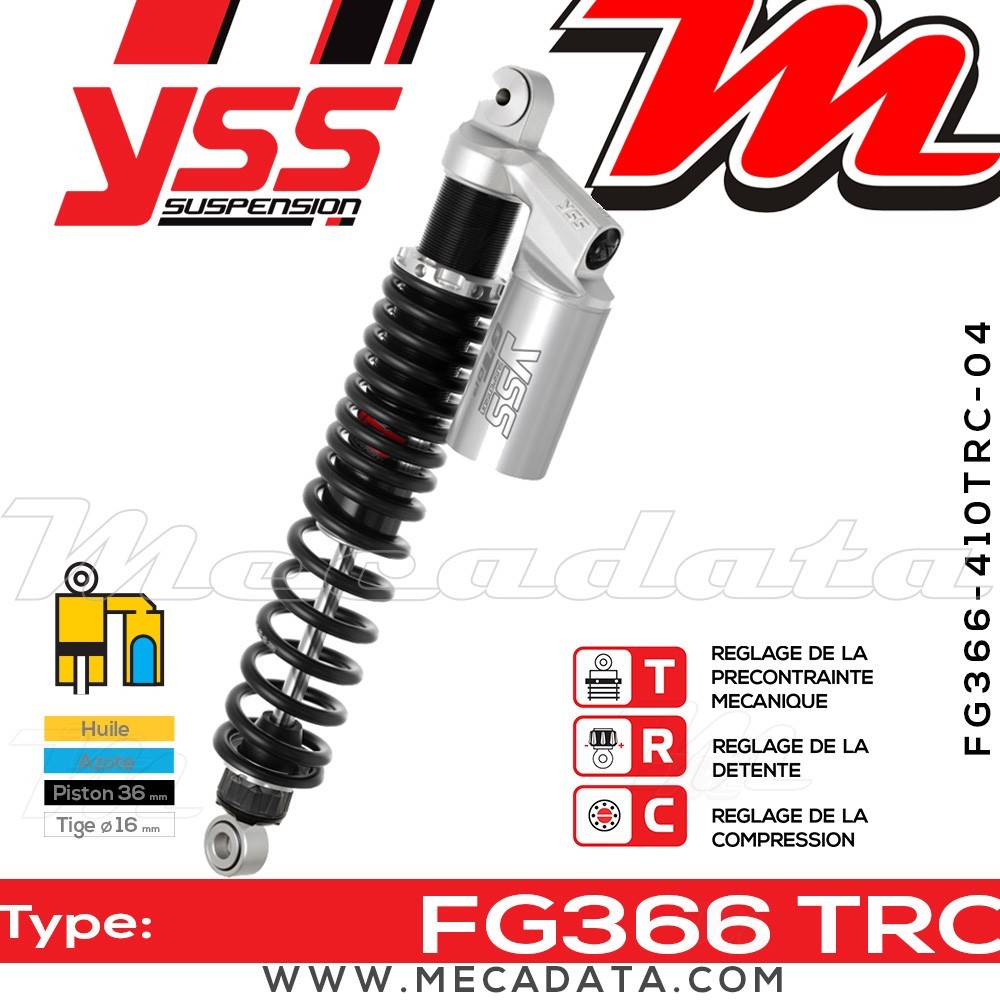 Amortisseur ~ YSS FG366-410TRC-04-889