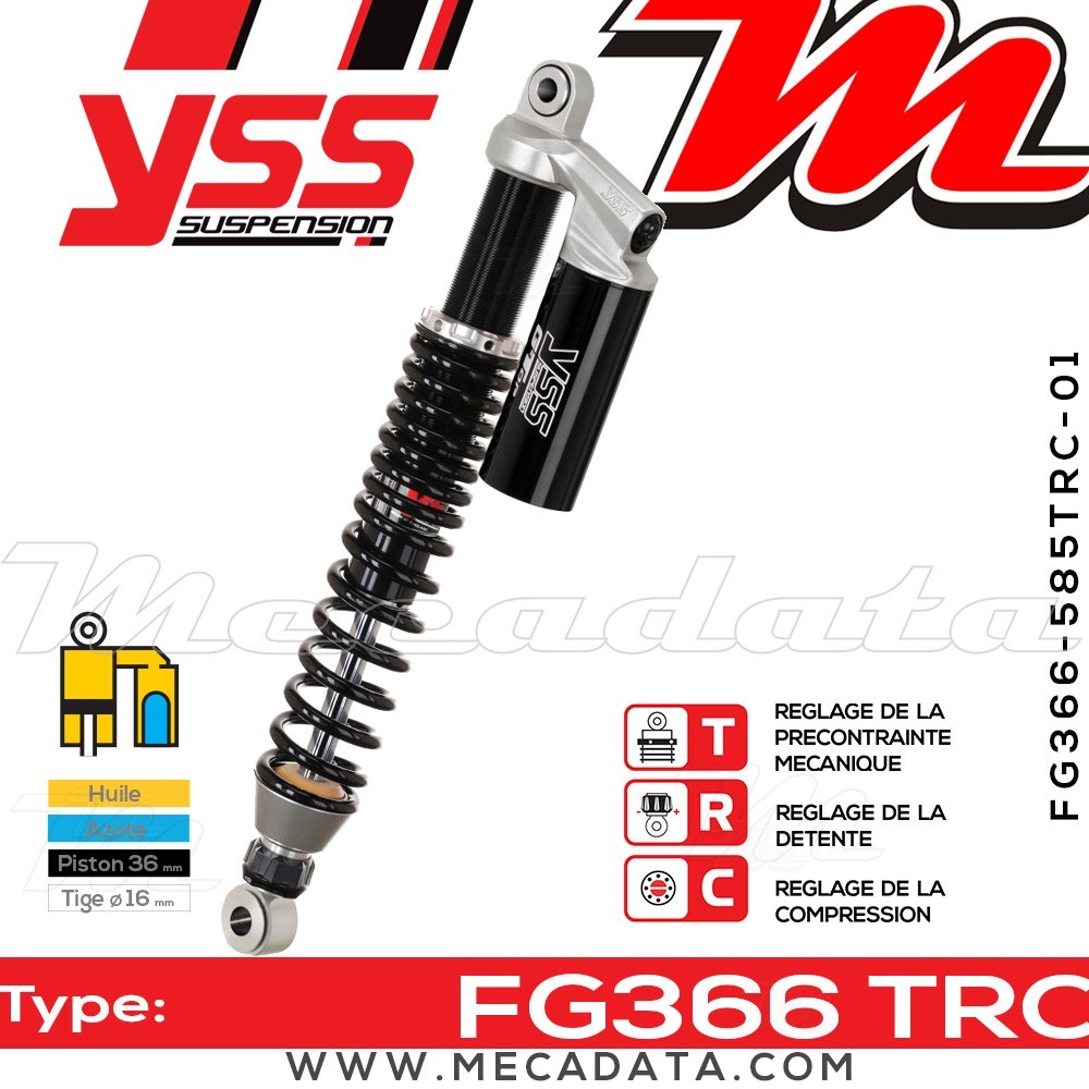 Amortisseur ~ YSS FG366-585TRC-01-888