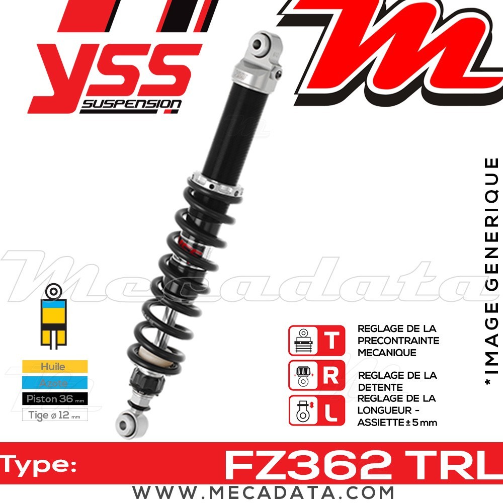 Amortisseur ~ YSS FZ362-310TRL-33-88