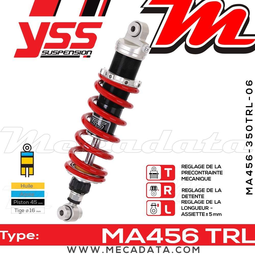 Amortisseur ~ YSS MA456-350TRL-06-85