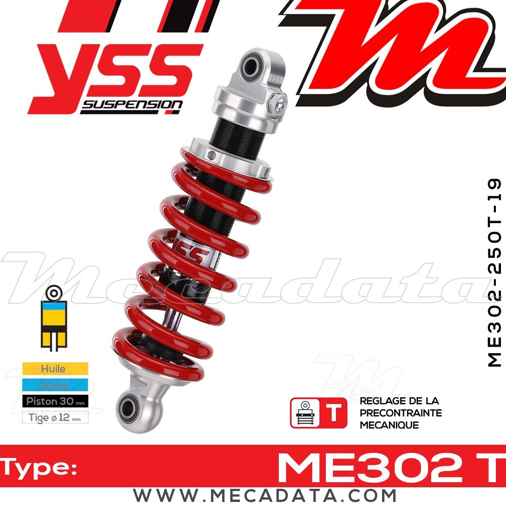 Amortisseur ~ YSS ME302-250T-19-85