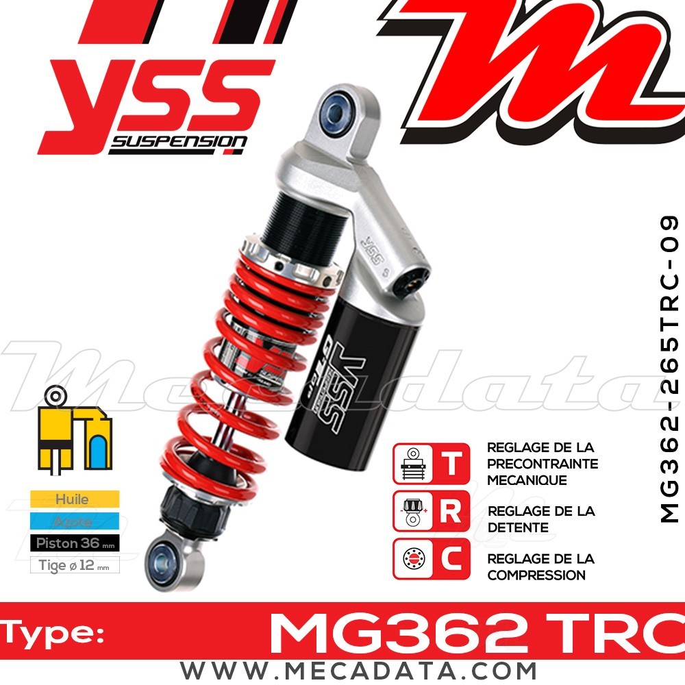 Amortisseur ~ YSS MG362-265TRC-09-858