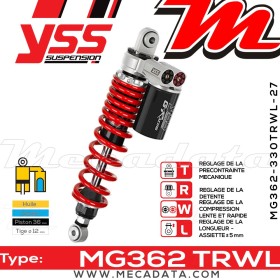 Amortisseur ~ YSS MG362-330TRWL-27-858